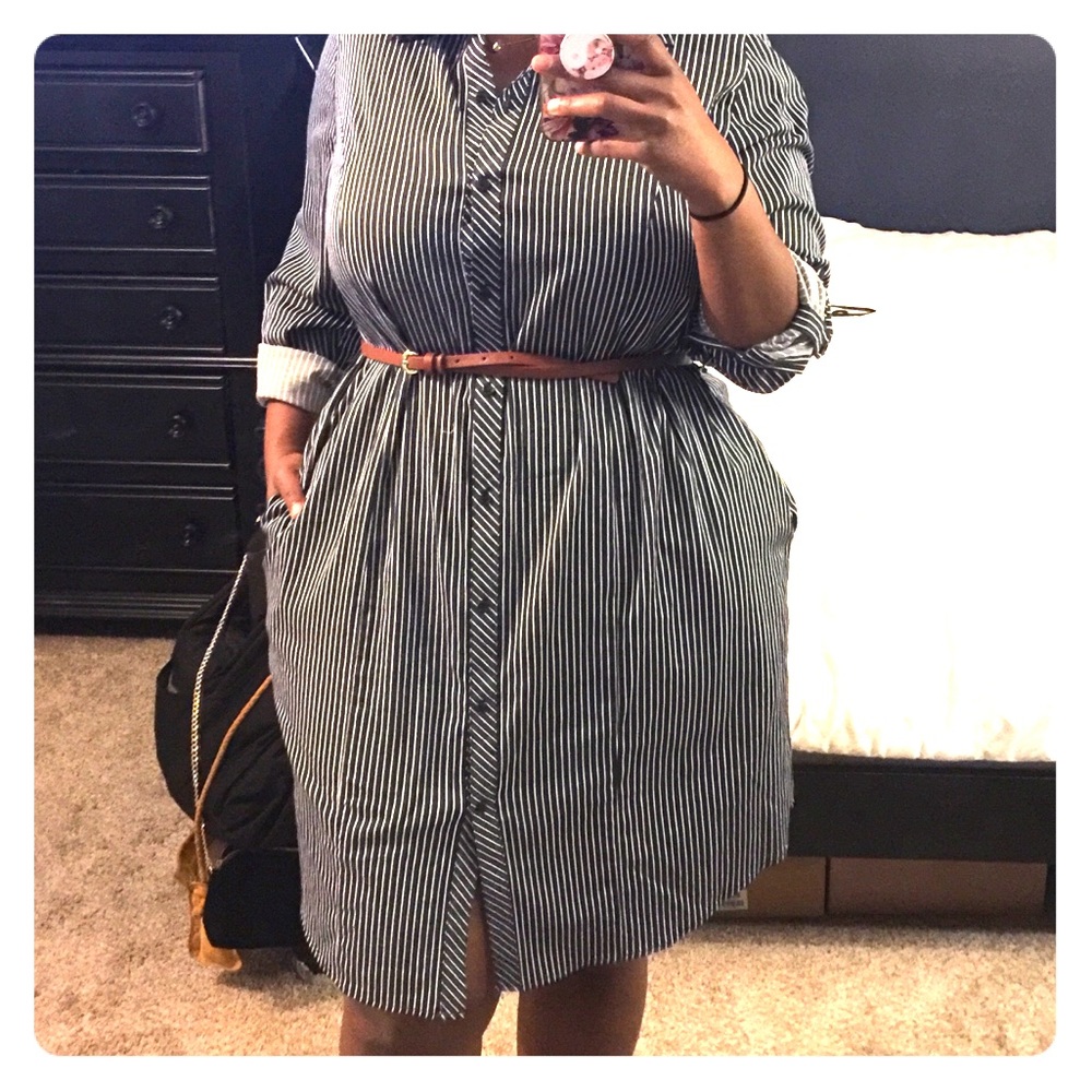 Lane Bryant shirt dress
